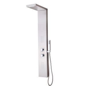 COLONNA DOCCIA TOWER PLUS IN ACCIAIO INOX