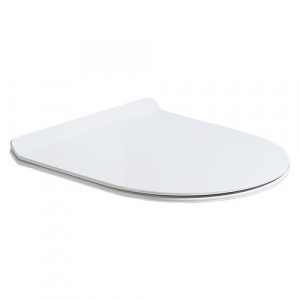 SEDILE ROUND SLIM AMMORTIZZATO  bianco lucido