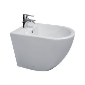 BIDET A TERRA ROUND BIANCO LUCIDO