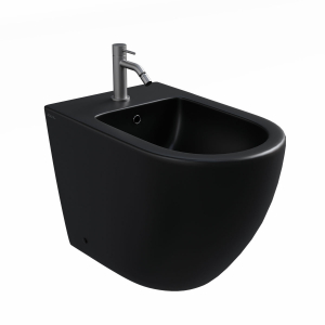 BIDET A TERRA ROUND NERO OPACO