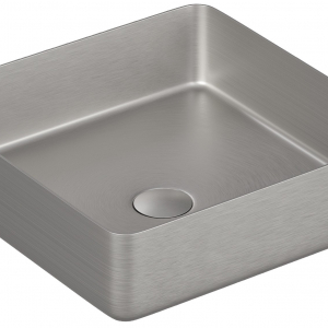 LAVABO INOX 400Q IN ACCIAIO