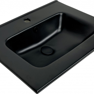 LAVABO XS 60 IN CERAMICA Nero opaco