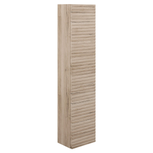 Colonna sospesa ad 1 Anta S-LINE ROVERE SCURO - L26,5xH120xP20