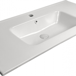 LAVABO XS 100 IN CERAMICA Bianco opaco