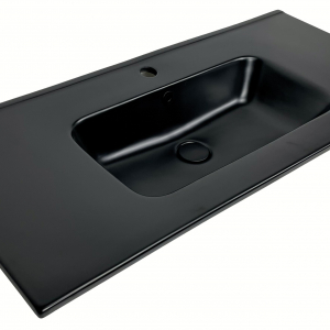 LAVABO XS 100 IN CERAMICA Nero opaco