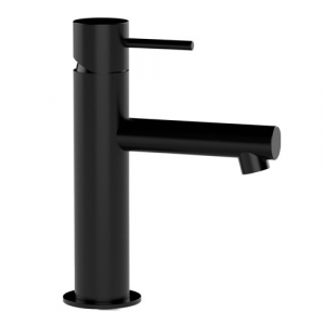 MISCELATORE LAVABO SLIM NERO OPACO