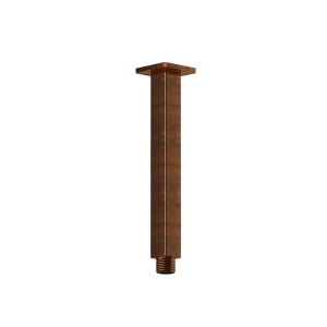 BRACCIO DOCCIA G0046 VERTICALE QUADRO RAME SPAZZOLATO