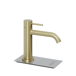 BASETTA expo LIFE LAVABO acciaio inox ORO SPAZZOLATO