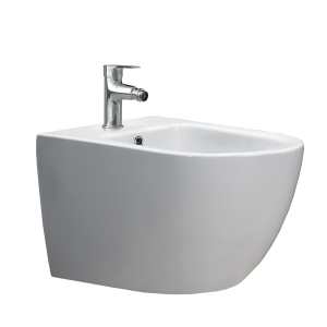 BIDET ROUND SOSPESO BIANCO LUCIDO 