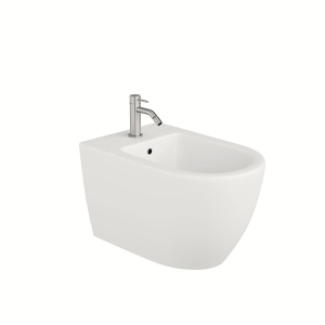 BIDET SOSPESO 1F ROUND BIANCO OPACO FISSAGGIO DAL BASSO