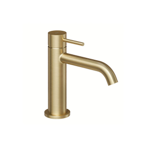 MISCELATORE LAVABO LIFE Ø34 Acciaio Inox 316L ORO SPAZZOLATO