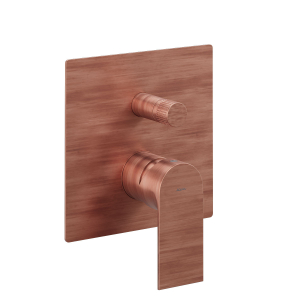 INCASSO DOCCIA 2 VIE EVEN RAME SPAZZOLATO